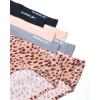 imageReebok Womens Hipster Briefs  8 Pack Stretch Performance Breathable Hipster Panties  Seamless Underwear for Women SXLLeopardRose DustSharkskinBlack