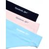 imageReebok Womens Thong Underwear  3 Pack or 6 Pack Performance Stretch Sexy Seamless Thong Panties for Women Sizes SXLBlueLotBlack