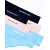 imageReebok Womens Thong Underwear  3 Pack or 6 Pack Performance Stretch Sexy Seamless Thong Panties for Women Sizes SXLBlueLotusBlack