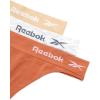 imageReebok Womens Thongs  3 Pack Performance Seamless Thongs for Women Sexy Panties  Breathable Underwear for Women SXLTanLight Grey SpacedyeRust