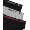 imageReebok Womens Underwear  3 Pack Microfiber Seamless Womens Bikini Panties  Breathable Underwear for Women SXLBlackLight GreyBlack