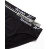 imageReebok Womens Underwear  3 Pack Microfiber Seamless Womens Bikini Panties  Breathable Underwear for Women SXLBlackSharkskinBlack