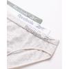imageReebok Womens Underwear  3 Pack Microfiber Seamless Womens Bikini Panties  Breathable Underwear for Women SXLNatural SpacedyeLily PadWhite Stripe