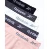 imageReebok Womens Underwear Briefs  510 Pack HighWaisted Performance Stretch Seamless Underwear for Women Sizes SXLStripesDark GreyBlackLight RoseDark Grey5pk
