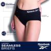 imageReebok Womens Underwear Briefs  510 Pack HighWaisted Performance Stretch Seamless Underwear for Women Sizes SXLStripesDark GreyBlackLight RoseDark Grey5pk