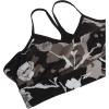 imageReebok Womens WOR Tri Back Medium Impact Training Sports BraBlackBoulder GreyAll Over Print