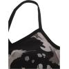 imageReebok Womens WOR Tri Back Medium Impact Training Sports BraBlackBoulder GreyAll Over Print