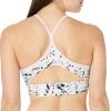 imageReebok Womens WOR Tri Back Medium Impact Training Sports BraFrost BerryBlackBlue