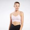 imageReebok Womens WOR Tri Back Medium Impact Training Sports BraPixel Pink