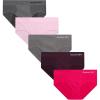 Heather Grey/Pink Lady/Sharkskin/Rasberry/Plum
