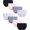 imageReebok Womens Hipster Briefs  8 Pack Stretch Performance Breathable Hipster Panties  Seamless Underwear for Women SXLOrchid HushLotusSharkskinBlack