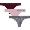 imageReebok Womens Thongs  3 Pack Performance Seamless Thongs for Women Sexy Panties  Breathable Underwear for Women SXLMaroonPinkPrint