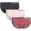imageReebok Womens Underwear  3 Pack Microfiber Seamless Womens Bikini Panties  Breathable Underwear for Women SXLJacquardLotusBlack