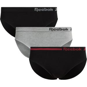 imageReebok Womens Underwear  3 Pack Microfiber Seamless Womens Bikini Panties  Breathable Underwear for Women SXLBlackLight GreyBlack