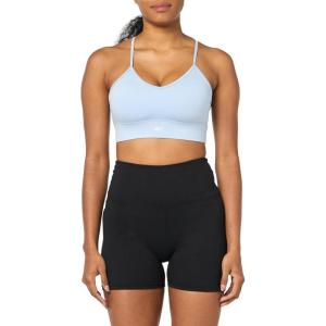 imageReebok Womens WOR Tri Back Medium Impact Training Sports BraPale Blue