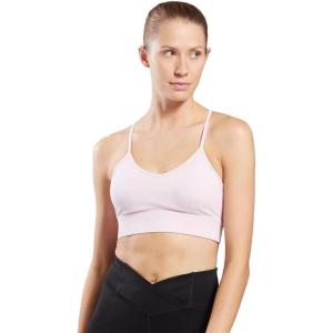 imageReebok Womens WOR Tri Back Medium Impact Training Sports BraPixel Pink