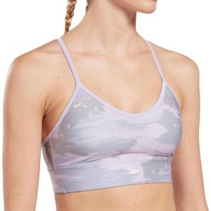imageReebok Womens WOR Tri Back Medium Impact Training Sports BraViolet Haze