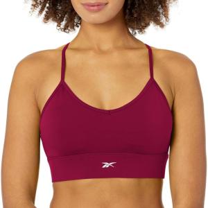 imageReebok Womens WOR Tri Back Medium Impact Training Sports BraWor Tri Back Bra Pad