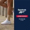 imageReebok Womens Athletic Socks  Performance Cushioned Low Cut Socks 6 PackAll Black
