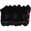 imageReebok Womens Athletic Socks  Performance Cushioned Low Cut Socks 6 PackBlack