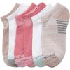 imageReebok Womens Athletic Socks  Performance Cushioned Low Cut Socks 6 PackPink Rose Multi