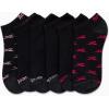 imageReebok Womens Athletic Socks  Performance Cushioned Low Cut Socks 6 PackPure Black