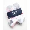 imageReebok Womens Athletic Socks  Performance Cushioned Low Cut Socks 6 PackWhite  Pink  Green
