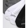 imageReebok Mens Low Cut Socks  12 Pack Performance Cushion Comfort No Show Socks  Breathable Athletic Socks for Men 6125Black Grey White