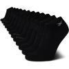imageReebok Mens Low Cut Socks  12 Pack Performance Cushion Comfort No Show Socks  Breathable Athletic Socks for Men 6125Black Feed