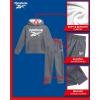 imageReebok Baby Boys Pants Set  2 Piece Pullover Hoodie and Joggers Jog Set  Cozy Fleece Play Wear Pant Sets for Toddler SizesDark Grey Heather