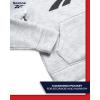 imageReebok Baby Boys Pants Set  2 Piece Pullover Hoodie and Joggers Jog Set  Cozy Fleece Play Wear Pant Sets for Toddler SizesLight Grey Heather