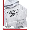 imageReebok Baby Boys Pants Set  2 Piece Pullover Hoodie and Joggers Jog Set  Cozy Fleece Play Wear Pant Sets for Toddler SizesLight Grey Heather