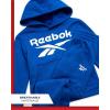 imageReebok Baby Boys Pants Set  2 Piece Pullover Hoodie and Joggers Jog Set  Cozy Fleece Play Wear Pant Sets for Toddler SizesVector Blue