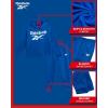 imageReebok Baby Boys Pants Set  2 Piece Pullover Hoodie and Joggers Jog Set  Cozy Fleece Play Wear Pant Sets for Toddler SizesVector Blue