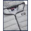 imageReebok Mens Jacket  Lightweight Hooded Quilted Puffer Coat  Warm Insulated Winter Jacket for Men S4XIce Grey