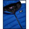 imageReebok Mens Jacket  Lightweight Hooded Quilted Puffer Coat  Warm Insulated Winter Jacket for Men S4XVector Blue