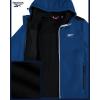 imageReebok Mens Jacket  Water Resistant Zip Up Sherpa Fleece Lined Softshell Mens Lightweight Jacket  Winter Jackets for MenBatik Blue