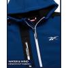 imageReebok Mens Jacket  Water Resistant Zip Up Sherpa Fleece Lined Softshell Mens Lightweight Jacket  Winter Jackets for MenBatik Blue