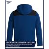 imageReebok Mens Jacket  Water Resistant Zip Up Sherpa Fleece Lined Softshell Mens Lightweight Jacket  Winter Jackets for MenBatik Blue