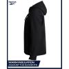 imageReebok Mens Jacket  Water Resistant Zip Up Sherpa Fleece Lined Softshell Mens Lightweight Jacket  Winter Jackets for MenBlack Ink