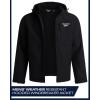 imageReebok Mens Jacket  Water Resistant Zip Up Sherpa Fleece Lined Softshell Mens Lightweight Jacket  Winter Jackets for MenBlack Ink