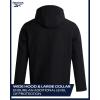 imageReebok Mens Jacket  Water Resistant Zip Up Sherpa Fleece Lined Softshell Mens Lightweight Jacket  Winter Jackets for MenBlack Ink