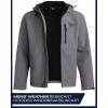 imageReebok Mens Jacket  Water Resistant Zip Up Sherpa Fleece Lined Softshell Mens Lightweight Jacket  Winter Jackets for MenFog