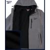 imageReebok Mens Jacket  Water Resistant Zip Up Sherpa Fleece Lined Softshell Mens Lightweight Jacket  Winter Jackets for MenFog
