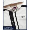imageReebok Mens Jacket  Water Resistant Zip Up Sherpa Fleece Lined Softshell Mens Lightweight Jacket  Winter Jackets for MenWhite
