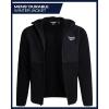 imageReebok Mens Jackets  Lighweight Polar Fleece Jacket Zip Up Winter Jackets for Men with Pockets Outerwear CoatsBlack Ink