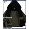 imageReebok Mens Jackets  Lighweight Polar Fleece Jacket Zip Up Winter Jackets for Men with Pockets Outerwear CoatsOlive