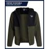 imageReebok Mens Jackets  Lighweight Polar Fleece Jacket Zip Up Winter Jackets for Men with Pockets Outerwear CoatsOlive