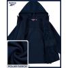 imageReebok Mens Jackets  Lighweight Polar Fleece Jacket Zip Up Winter Jackets for Men with Pockets Outerwear CoatsVector Navy Blue