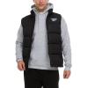 imageReebok Mens Puffer Vest for Winter Lightweight Down Alternative Mens Outerwear Vests Winter Vest for Men Puffy VestBlack
